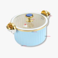 Line - Olla De Micro Presión Esmalte Antiadherente Capacidad 12 Litros Color Azul