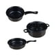 thumbnail image 3 of Juego De 3 Ollas Y Sartenes, Utensilios De Cocina Resistentes Para Restaurante, Cocina, Hogar, Negro, 3 of 3