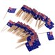 thumbnail image 2 of 100 piezas decorativas bandera palillos fiesta comida decoraciones Australia, 2 of 5