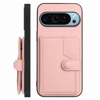 Foxdock Funda Para Google Pixel 9 Pro Con Bloqueo Rfid - Diseño Elegante Con Cierre De Botón