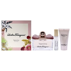 Salvatore Ferragamo - Signorina De Para Mujer - Set De Regalo Edp Spray, Loción Corporal, Edp Spray
