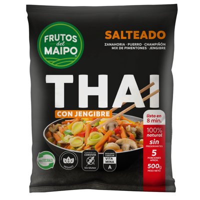 Salteado Thai Wok Congelado 500 G Frutos Del Maipo
