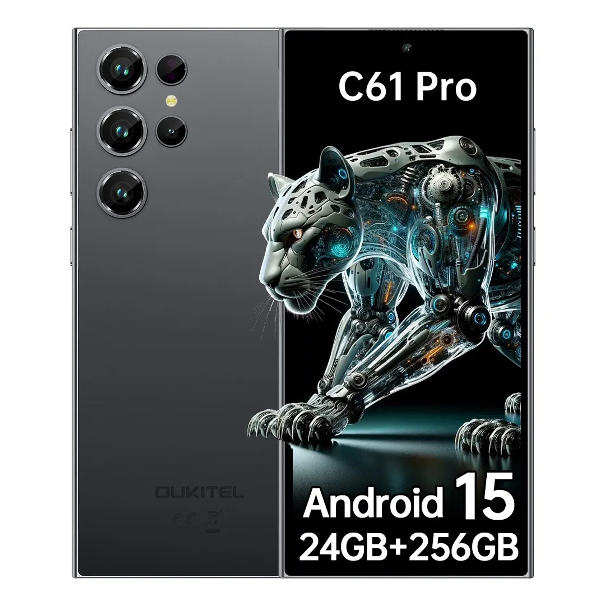 Oukitel C61 Pro 8Gb+256Gb 5150Mah 4G Android 15 Otg/fm/gps | Lider
