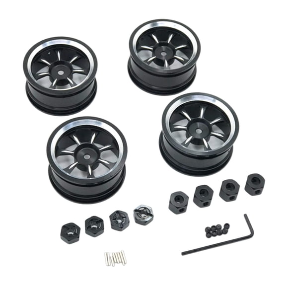 Cubo De Rueda RC De Metal Para Wltoys 144001 144002 144010 1/14 RC Reemplazo De Coche