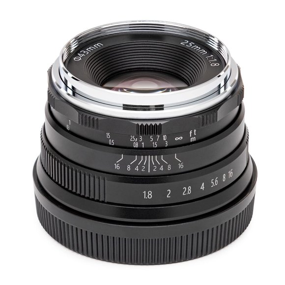 Lente Koah Artisans Series 25 mm f/1.8 con enfoque manual para Fujifilm FX
