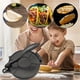 thumbnail image 2 of Prensa de tortilla, Fabricante de tortilla de aluminio fundido, Tortilla Pataconera de trabajo pesado, Prensa de tortilla de harina, Fabricante, Fabricante de tacos, Prensa de tacos, Negro, 2 of 3