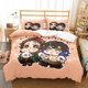thumbnail image 1 of Demon Slayer Duvet Cover Sets with Pillow Cover Polyester Teens Kids Bedding Set Full SizeBed Linen Bed Sheets, 1 of 5