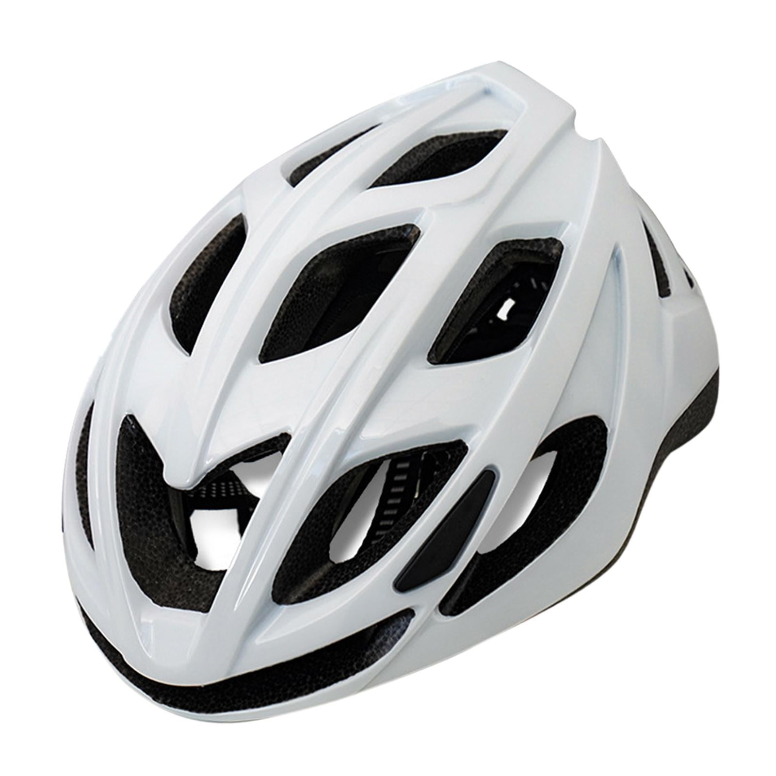 Magideal - Casco De Bicicleta Hard Cap Bicicletas De Carretera Cascos Deportivos Para Jóvenes Biker Hombres Mujeres Blanco