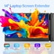 thumbnail image 2 of Extensor de pantalla para laptop Screnex de 14" con triple monitor FHD, 2 of 7