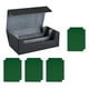thumbnail image 2 of Caja De Baraja De Cartas Coleccionables, Juguete De Tarjeta De Recolección Fuerte, Estuche Para Tarjetas Deportivas De Cuero PU, Negro, Gris Y Verde, 2 of 5
