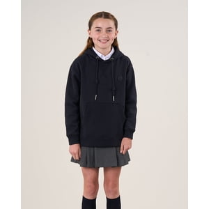 Poleron Escolar Niña Franela Sin Cierre Con Gorro Sp26 (T.6-T10) Polemic