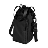Ioensy - Elegante Bolso Bandolera Para Botellas De Agua, Ideal Para Caminar, Andar En Bicicleta Y Deportes Al Aire Libre, Color Negro.