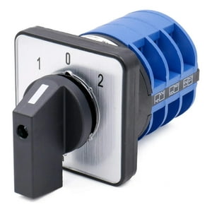 Genérica - Selector Tipo Pacco 3 Posiciones 32A 1-0-2 Conmutador 3Polos