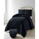 thumbnail image 3 of Cobertor Texturizada De Invierno Diseño 01 Plaza Y Media Negro, 3 of 4