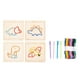 thumbnail image 3 of Cordón de Madera Bordado Juego de Mesa Enhebrado Actividad Rompecabezas Aprendizaje Y Educación Montessori Juguete Colorido Cuerda Enhebrado Juguete P Dinosaurio, 3 of 5