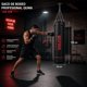 thumbnail image 2 of Saco de Boxeo Profesional Quwa Negro 120 cm, 2 of 7