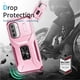 thumbnail image 2 of Funda Armada para Samsung Galaxy A26 con Tapa Deslizante y Soporte Magnético Giratorio Rosa, 2 of 5