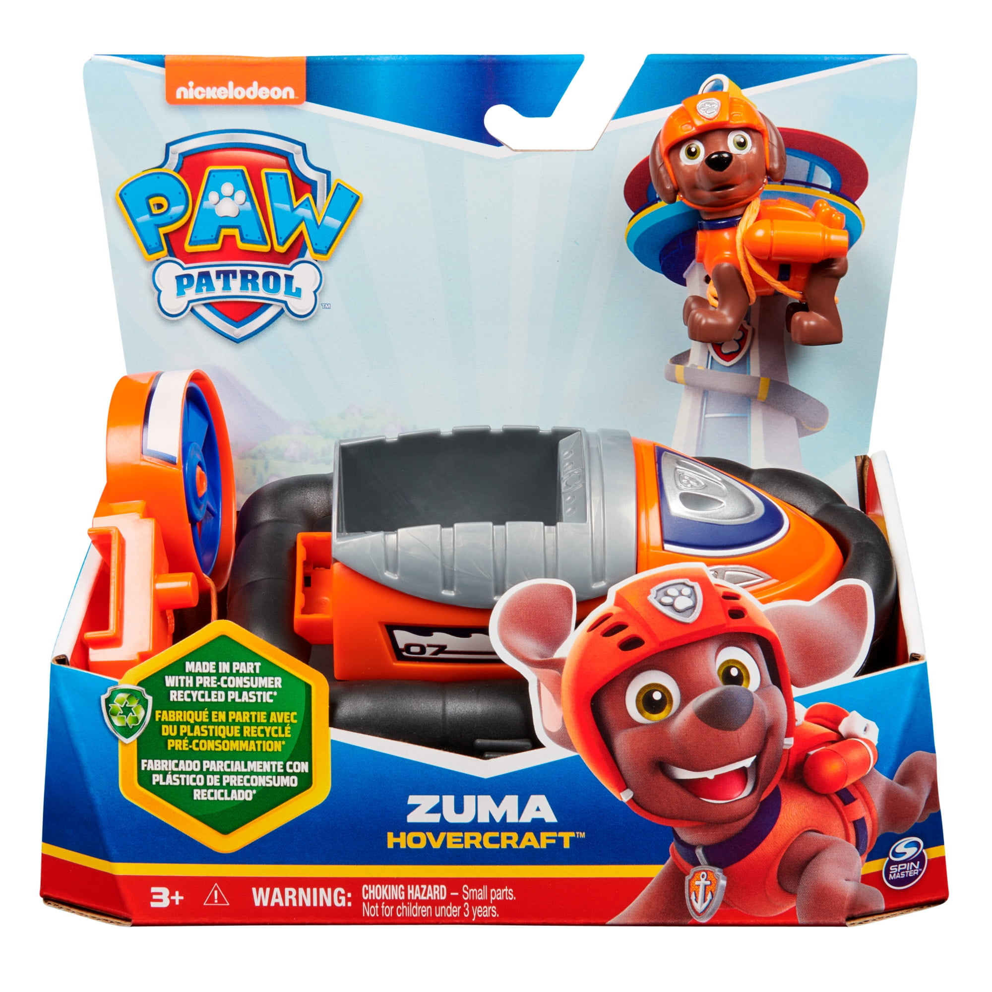 Vehículo Sostenible Zuma Con Figura Paw Patrol