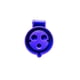 thumbnail image 3 of Enchufe Industrial Hembra Volante FSL 2P+T 32A IP44 220–250V, 3 of 3