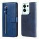 thumbnail image 5 of Funda con Cremallera para OPPO Reno 8 Pro 5G, Carcasa Cartera de Cuero PU con Soporte y Tarjetero, 5 of 6