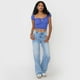 thumbnail image 4 of Blusa Mujer Peto Off Shoulder Amarras Azul Corona, 4 of 5