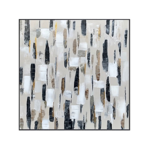 Tribus Del Mundo - Cuadro Abstracto: Fragmentos De Ciudad Ii