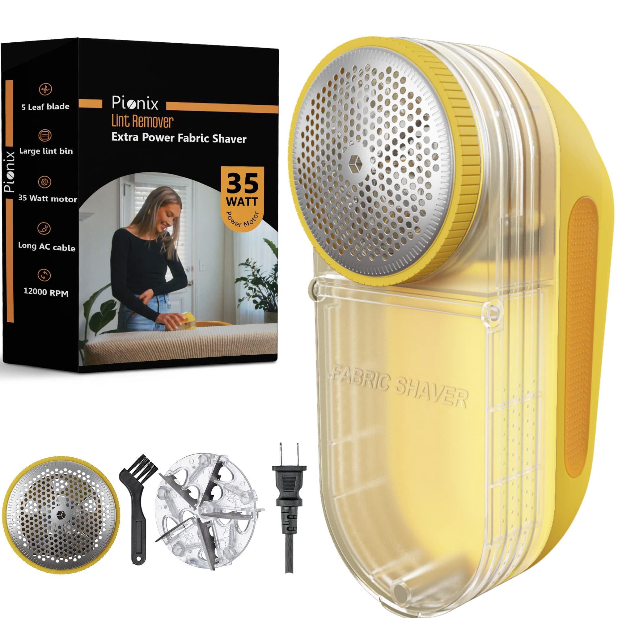 Pionix - Quitapelusas Eléctrico Extra Power 35w