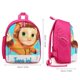 thumbnail image 2 of Dave y AVA Mochila Escolar para Niños y Niñas, Mochila Infantil Ligera de Alta Calidad, Grande y Duradera ROSA, 2 of 6