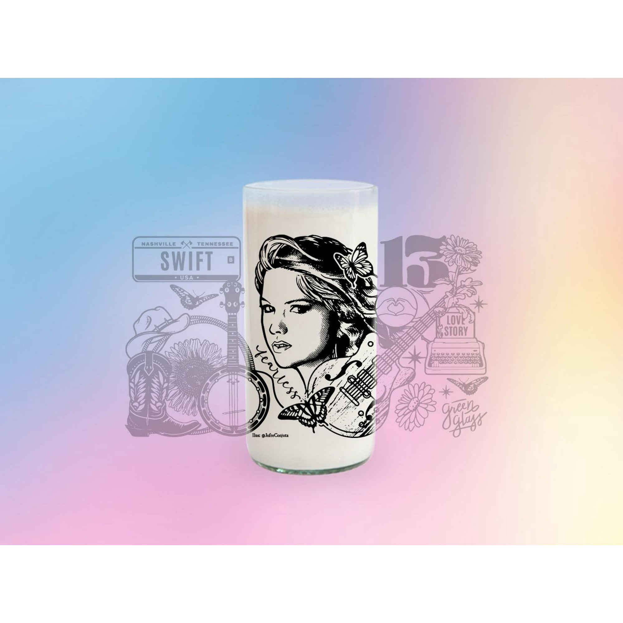 Green Glass (taylor's Version) - Juego De 6 Vasos Negro 15 Cm