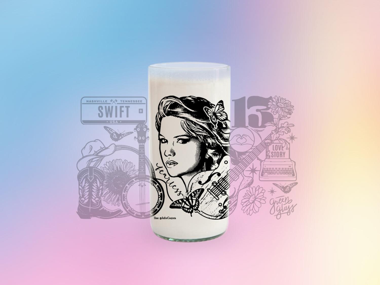 Green Glass (Taylor'S Version) - Juego De 6 Vasos Negro 15 Cm