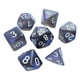 thumbnail image 4 of Juego De Dados Poliédricos De 7 Piezas Juego De Dados Para Juegos De Fiesta Juego De Mesa Juego De Cartas Negro Y Azul, 4 of 5