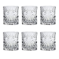 Importclick - Set 6 Vasos Whisky Perth Vidrio 220 Ml