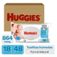 thumbnail image 1 of 18 Toallas Humedas Huggies Puro Y Natural, 1 of 2