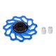thumbnail image 1 of 11t bike ceramic bearing jockey rueda polea rodillo rear desviador azul, 1 of 3