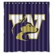 thumbnail image 1 of Cortina de ducha Washington Huskies, juego de cortina de baño con ganchos, tamaño 66 x 72 pulgadas, 1 of 3