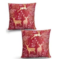 Genérico - Set De 2 Fundas De Cojin Para Navidad M4