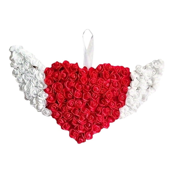 Día De San Valentín Amor Corona Navidad Boda Hermosa Guirnalda En Forma De Corazón