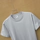 thumbnail image 5 of Camiseta de Mujer de Manga Corta, Camiseta Ajustada de Cuello Redondo, casual y Moderna, top de Mujer de Algodón de color Puro, Gris Claro, 5 of 8