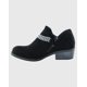 thumbnail image 3 of Botin plano, con cierre color negro Danicolle, 3 of 4