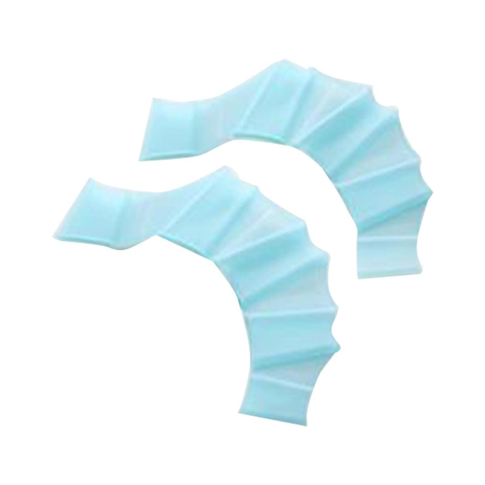 Magideal - Aletas De Natación, Guantes De Natación, Equipos De Silicona, Guantes Para Agua, Guantes De Natación, Aletas De Natación Para Deportes Acuáticos, Nata Azul S Niños