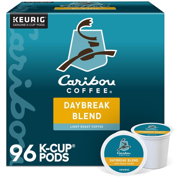 Cápsulas K-Cup Coffee Caribou Daybreak Morning Blend 96 unidades