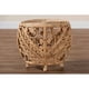 thumbnail image 5 of Mesa auxiliar Baxton Studio Saranna Modern Bohemian Rattan, 5 of 6