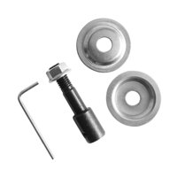 Ioensy - Eje De Muela Abrasiva, Eje Roscado Para Rueda De Pelo, Rueda De Fibra De 6Mm, 85G