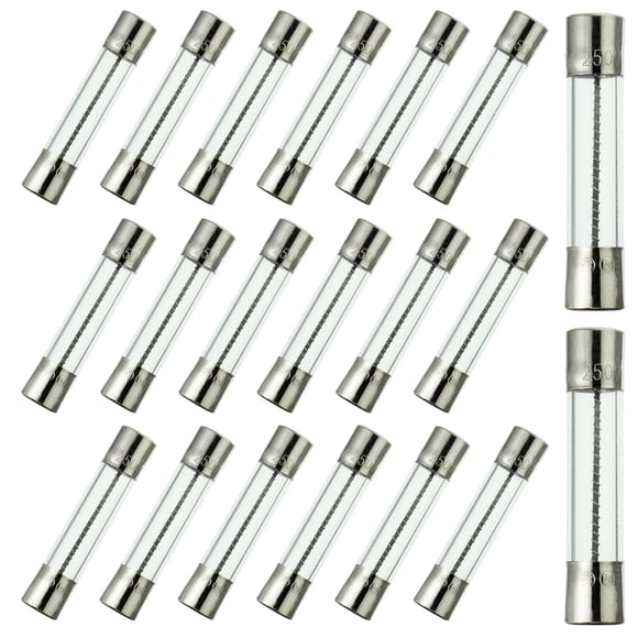 Fusible BOJACK T3AL 250V 3A 6x30 mm de acción lenta, paquete de 20