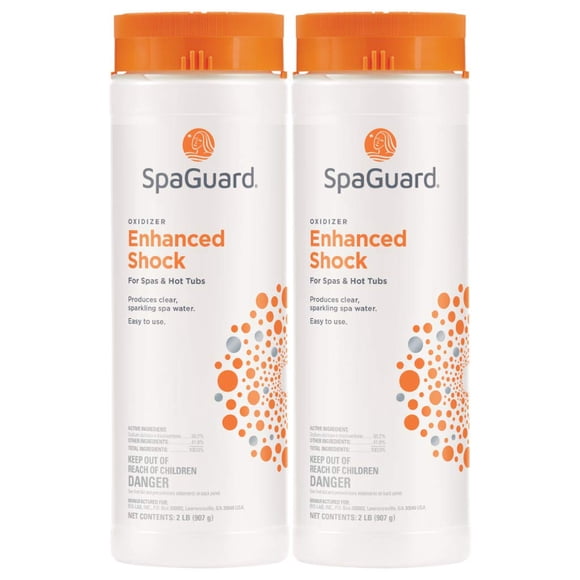 SpaGuard Enhanced Shock 2 lb Paquete de 2