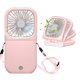 thumbnail image 1 of Ventilador de cuello portátil Allxin Mini Quiet USB recargable rosa, 1 of 9