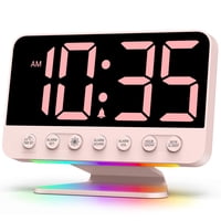 Reloj Despertador Digital Odokee Sakura Pink Con Sonido De 5 Alarmas