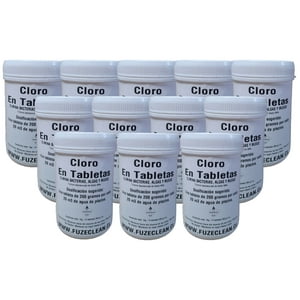 Fuzeclean.Cl - Cloro Tableta Para Piscina Pack 12 Kg.