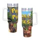 thumbnail image 4 of Pretzel y los Cachorros Vaso aislado de acero inoxidable con asa, diseño temático, regalo para familia, amigos y fans; incluye pajita y encaja en el portavasos estándar, 40 oz, 4 of 6
