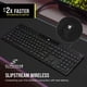 thumbnail image 5 of Teclado mecánico RGB inalámbrico Corsair K100 AIR para juegos, 5 of 9